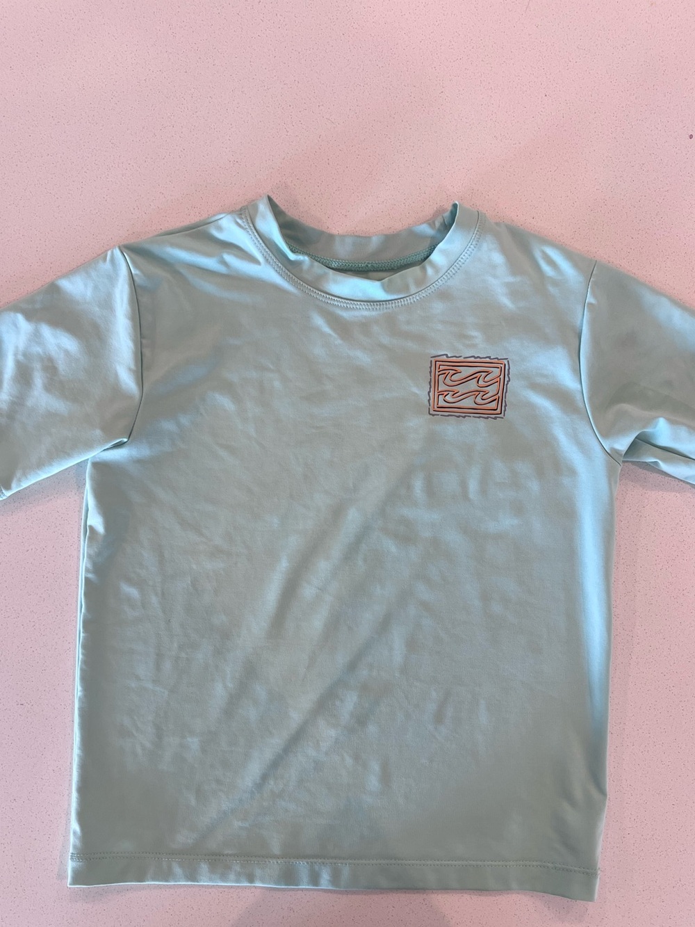 Kids Light Blue Short Sleeve Billabong performance T
